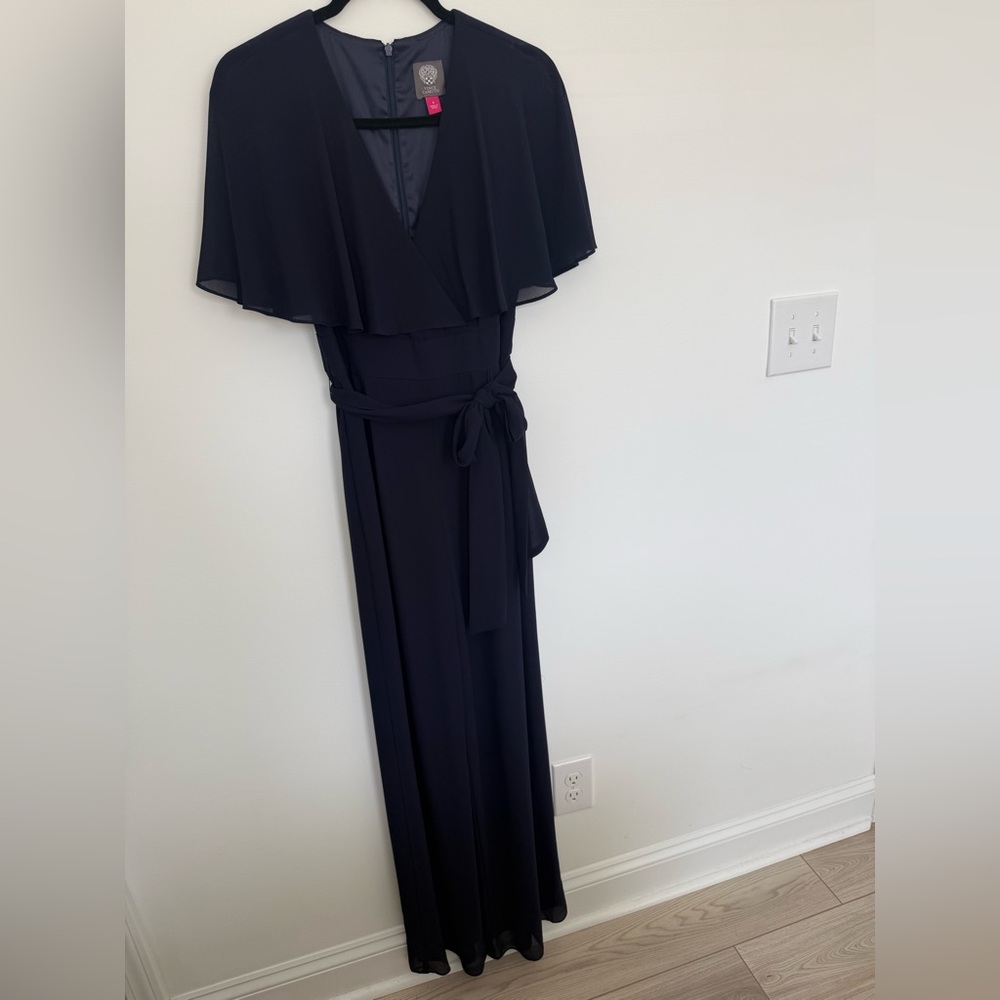 Vince Camuto Elegant Navy Blue Jumpsuit